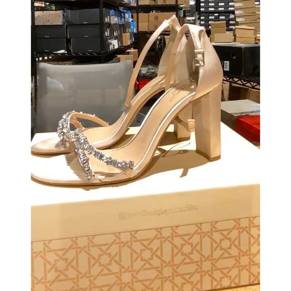 Jewel Badgley Mischka Alia Jewel Embellished Sandals Size 9 MSRP $129 - Picture 3 of 14